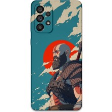 Galaxy A53 Uyumlu Kratos Desenli Telefon Kılıfı + Ekran Koruyucu - 5824