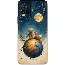 Vivo Y21S Uyumlu Çizgi Film Desenli Telefon Kılıfı + Ekran Koruyucu - 5823