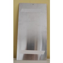 Hayg Equipment Tuvalet Levhası - Pas Görünümlü Alüminyum Tabela - 1'er Adet Kadın - Erkek Wc - Beyaz - 10CMX20CM