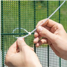 Plastik Beyaz Örgü Tel 3*1m