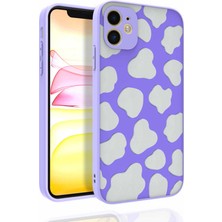 iPhone 11 Kılıf Desenli Kamera Korumalı Parlak Joec Nora Kapak-No6