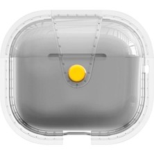 Airpods 3. Nesil Uyumlu Joec Airbag 33 Darbelere Karşı Dayanıklı Magnetik Kılıf-Gri