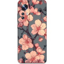 Xiaomi Mi 12 Pro Uyumlu Çiçek Desenli Telefon Kılıfı + Ekran Koruyucu - 5801