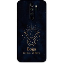 Xiaomi Redmi Note 8 Pro Uyumlu Boğa Burcu Desenli Telefon Kılıfı + Ekran Koruyucu - 5769