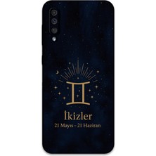 Galaxy A70 Uyumlu Ikizler Burcu Desenli Telefon Kılıfı + Ekran Koruyucu - 5770