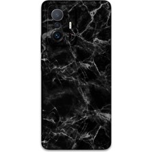 Xiaomi Mi 11T Pro Uyumlu Mermer Desenli Telefon Kılıfı + Ekran Koruyucu - 5815