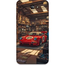 Galaxy J7 Prime Uyumlu Araba Desenli Telefon Kılıfı + Ekran Koruyucu - 5759