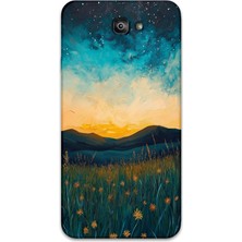 Galaxy J7 Prime Uyumlu Uzay Desenli Telefon Kılıfı + Ekran Koruyucu - 5871