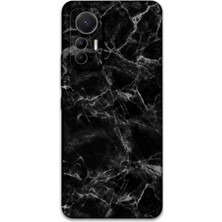 Xiaomi Mi 12 Lite Uyumlu Mermer Desenli Telefon Kılıfı + Ekran Koruyucu - 5815