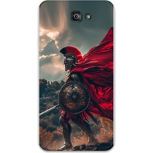 Galaxy J7 Prime Uyumlu Retro Desenli Telefon Kılıfı + Ekran Koruyucu - 5834