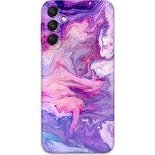 Galaxy A05S Uyumlu Mermer Desenli Telefon Kılıfı + Ekran Koruyucu - 5813