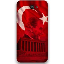 Galaxy J7 Prime Uyumlu Atatürk Desenli Telefon Kılıfı + Ekran Koruyucu - 5848