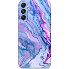 Galaxy A04S Uyumlu Mermer Desenli Telefon Kılıfı + Ekran Koruyucu - 5816