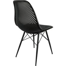 Newbella Safir Sandalye – Metal Ayaklı Modern Mutfak Kafe Restoran Ofis Sandalyesi