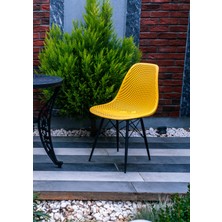 Newbella Safir Sandalye – Metal Ayaklı Modern Mutfak Kafe Restoran Ofis Sandalyesi