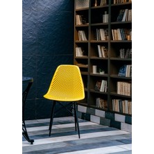 Newbella Safir Sandalye – Metal Ayaklı Modern Mutfak Kafe Restoran Ofis Sandalyesi