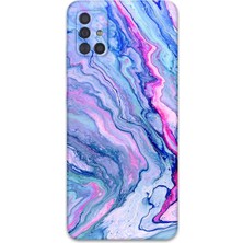 Galaxy M31S Uyumlu Mermer Desenli Telefon Kılıfı + Ekran Koruyucu - 5816