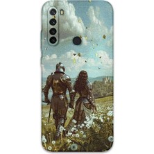 Xiaomi Redmi Note 8 Uyumlu Retro Desenli Telefon Kılıfı + Ekran Koruyucu - 5843