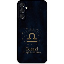 Galaxy A04S Uyumlu Terazi Burcu Desenli Telefon Kılıfı + Ekran Koruyucu - 5774