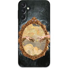 Galaxy A04S Uyumlu Retro Desenli Telefon Kılıfı + Ekran Koruyucu - 5836