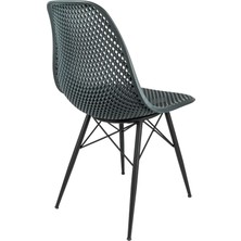 Newbella Safir Sandalye – Metal Ayaklı Modern Mutfak Kafe Restoran Ofis Sandalyesi