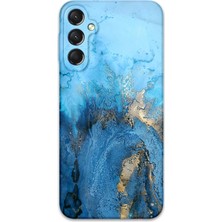 Galaxy A14 Uyumlu Mermer Desenli Telefon Kılıfı + Ekran Koruyucu - 5812