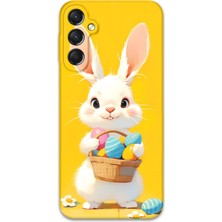 Galaxy A04S Uyumlu Tavşan Desenli Telefon Kılıfı + Ekran Koruyucu - 5806