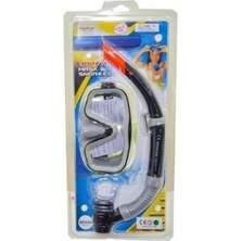 Maske Şnorkel Safari Dalış Seti Tepered Cam