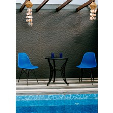 Newbella Safir Sandalye – Metal Ayaklı Modern Mutfak Kafe Restoran Ofis Sandalyesi