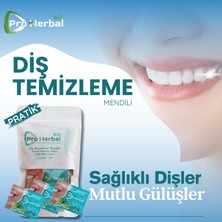 Sup Pro Herbal  Diş Temizleme Mendili – Nane Aromalı Bitkisel Mendil