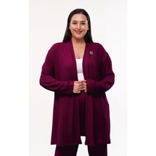 Laden Büyük Beden Kadın Anne Yazlık Baharlık Bürümcük Kumaş Pantolon Hırka Ikili Takım