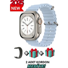 Bunnys Apple iPhone 11 Pro Max Uyumlu Akıllı Saat Watch Ultra2 49MM Kordonlu Universal Son Versiyon