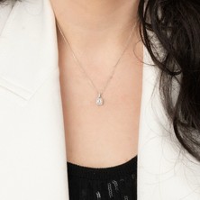 Baget Taşlı Pırlanta Kolye PÇK04