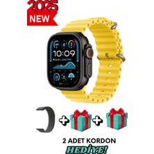 Samsung Galaxy Fold Uyumlu Akıllı Saat Watch Ultra2 49MM Kordon Hediyeli - Son Versiyon