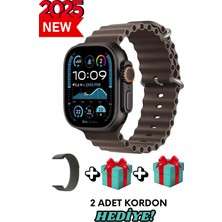 Redmi 10 Uyumlu Akıllı Saat Watch Ultra2 49MM Kordon Hediyeli - Son Versiyon