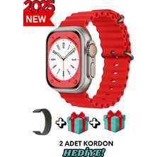 Poco X4 Pro Uyumlu Akıllı Saat Watch Ultra2 49MM Kordon Hediyeli - Son Versiyon