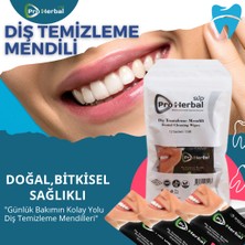 Sup Pro Herbal  Diş Temizleme Mendili – Mint Aromalı Bitkisel Mendil