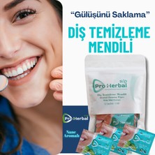 Sup Pro Herbal  Diş Temizleme Mendili – Nane Aromalı Bitkisel Mendil