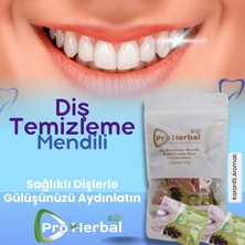 Sup Pro Herbal  Diş Temizleme Mendili – Karanfil Aromalı Bitkisel Mendil