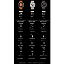 Watch Ultra Samsung Galaxy Z Flip6 Uyumlu Akıllı Saat 1.43 Inç Kordon Hediyeli