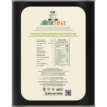 Alimeana Extra Virgin Teneke Natürel Sızma Zeytinyağı 2lt