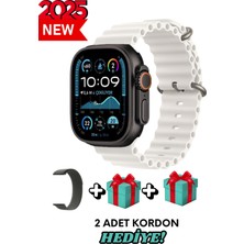 Oppo F15 Uyumlu Akıllı Saat Watch Ultra2 49MM Kordon Hediyeli - Son Versiyon