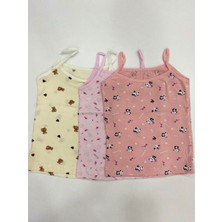 Ays 3lü Kız Atlet Set 1004-2