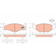 Ön Balata Golf Iı 76/91 Jetta Iı 78/91 Passat Iı 81/88 Cordoba Ibiza 93/96
