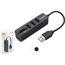 Skygo Usb Hub Combo 3*Usb + Sd + Tf Siyah HDX7009