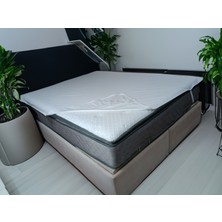 Piyes Home Sıvı Geçirmez Dört Köşe Lastikli Yatak Koruyucu Havlu Alez 90x190