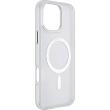 IPHONE 16 Pro Max Magsafe Destekli Lüks Sert Silikon Kılıf