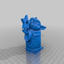 BYR Yıldız Süslemeli Bebek Yoda (Plastik Aparattır!!!)