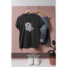 Oversize Aslan Vektörel Görsel  Tasarımlı Unisex T-Shirt