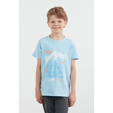 %100 Pamuk New York Baskılı Erkek Çocuk Tişört